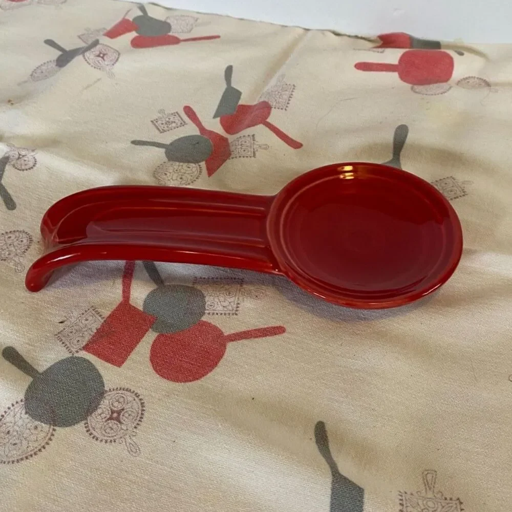 Fiestaware Scarlet Discontinued Spoon Rest